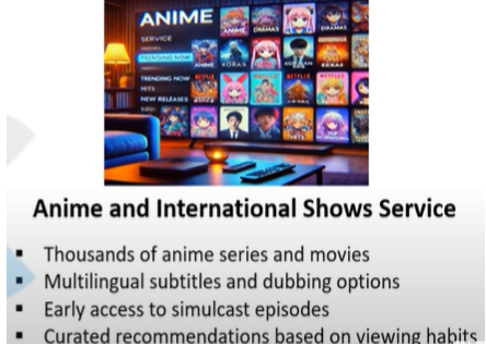 Anime and International Shows Service